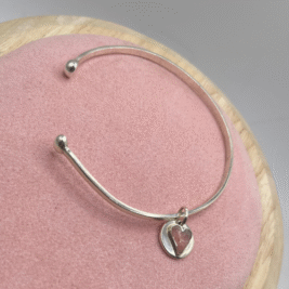 Bracelete Coração Rosa