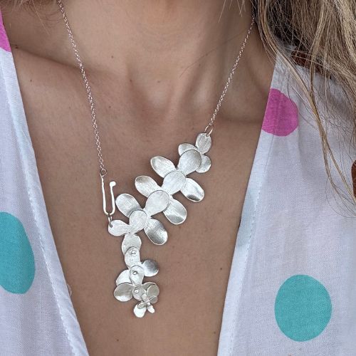 Colar Cascata de Flores - Esgotado - Imagem 4